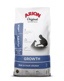 ARION Original Growth Puppy Large Chicken Rice 12 kg