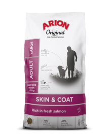 ARION Original Skin & Coat Adult Large Salmon Rice 12 kg