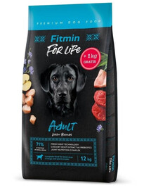 FITMIN Dog For Life Adult large breed 12 + 1 kg  ZADARMO