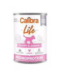 CALIBRA Dog Life Puppy&Junior Chicken & Rice 400 g