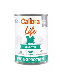 CALIBRA Dog Life Sensitive Salmon & Rice 400 g