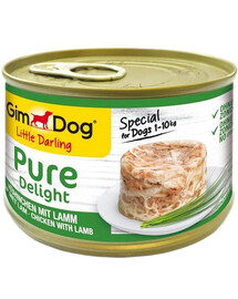 GIMDOG Pure Delight Chicken & Lamb150 g kuracie a jahňacie mäso pre dospelé psy malých plemien