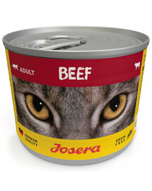 JOSERA Cat hovädzie krmivo pre mačky, plechovka 6 x 200g