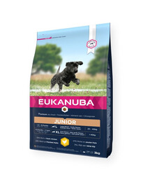 EUKANUBA Developing Junior Large Breed Granule pre psov 3 kg