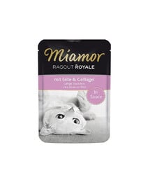 MIAMOR Ragout  Royale kaczka  z  kurczakiem w sosie 100 g