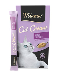 MIAMOR Cat Cream zo sladu a syra 6 x 15 ml