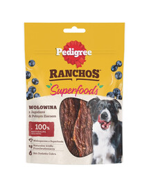 PEDIGREE Ranchos Superfoods 70g Maškrta s hovädzím, čučoriedkami a obilninami