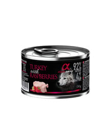 ALPHA SPIRIT Turkey with raspberries 150 g