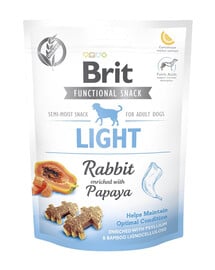 BRIT Care dog Functional snack light rabbit 150g nízkokalorická pochúťka s králikom