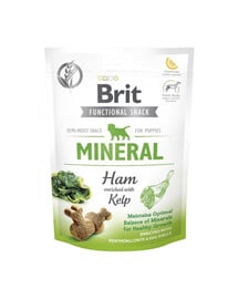 BRIT Care Dog Functional Snack Mineral Ham 150g šunka a riasy pre vaše šteňa