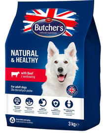 BUTCHER'S Natural&Healthy Dog hovädzie 3 kg