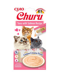 INABA Churu Cat s tuniakom a lososom 56 g