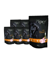 DOLINA NOTECI PIPER Animals s prepelicami 10x500 g