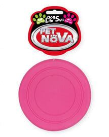 PET NOVA DOG LIFE STYLE Frisbee 18cm, ružová, mätová aróma