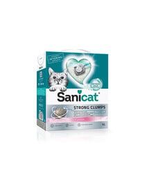 SANICAT Strong Clumps 10 l stelivo bentonitové biele