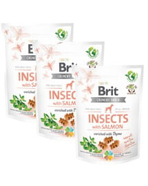 BRIT Care Dog Functional Snack Insect 3x200 g