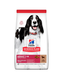 HILL'S Science Plan Canine Adult Medium Lamb & Rice 18 kg + 2x konzerva a Ajax spray ZADARMO