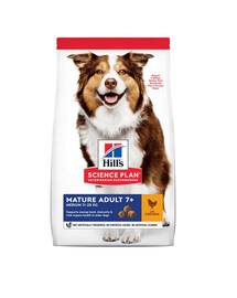 HILL'S Science Plan Canine Mature Adult Chicken 14 kg  + 2x konzerva a Ajax spray ZADARMO