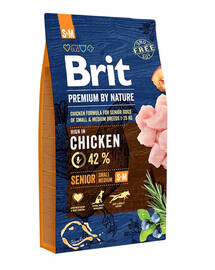 BRIT Premium By Nature Senior Small Medium S+M 8 kg