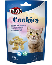 TRIXIE Cookies s lososom a catnipom 50g