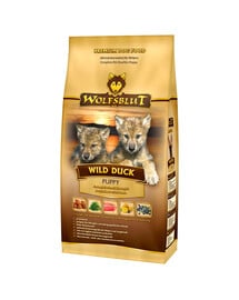 WOLFSBLUT Wild Duck Puppy suché krmivo pre šteňatá s kačkou a zemiakmi 12,5 kg