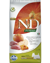 N & D Grain Free Pumpkin DOG Adult Mini Boar & Apple 7 kg