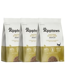 APPLAWS Cat Adult Chicken and Lamb 6 kg (3x2 kg)