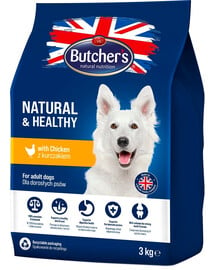 BUTCHER'S Natural&Healthy Dog kuracie 3 kg