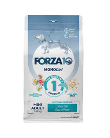FORZA10 Mini Diet hypoalergénne granule s rybami pre dospelých psov malých plemien 1,5 kg