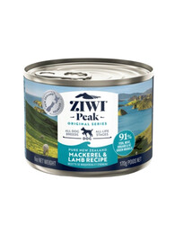 ZIWIPEAK Dog Original Series mokré krmivo pro psy s makrelou a jehněčím masem 170 g