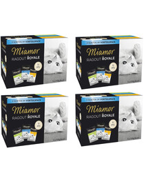 MIAMOR Ragout Royale Multibox 48 x 100 g rybie a mäsové príchute v želé