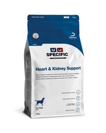 SPECIFIC Dog CKD Heart & Kidney Support 2 kg krmivo pre psy so zlyhaním srdca, obličiek alebo pečene