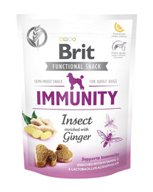 BRIT Care Dog Functional Snack Immunity Insect 150 g Maškrta pre psov s hmyzom na imunitu