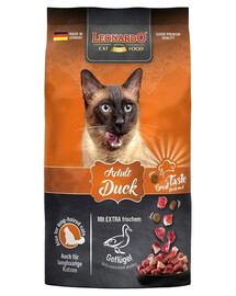 LEONARDO Adult Duck & Rice 1,8 kg Suché krmivo pre mačky s kačicou a ryžou