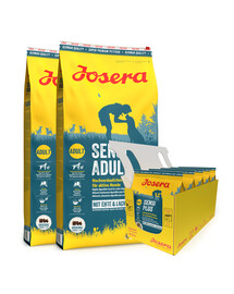 JOSERA SensiPlus 2 x 12,5kg pre dospelých psov s citlivým tráviacim systémom + 5 x 900g ZADARMO