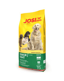 JOSERA JosiDog Senior Light 15 kg Maškrty pre starších a menej aktívnych psov