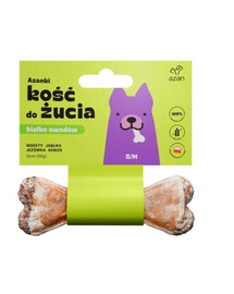 AZANKI Kosť s hmyzom a kokosom pre psov S/M 12cm