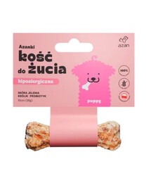 AZANKI Kosť z jelenieho kože pre šteňa Puppy 10cm