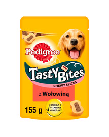 PEDIGREE Tasty Bites Chewy Slices s hovädzím 155g