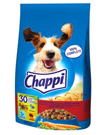 CHAPPI 500 g - suché krmivo pre psov s hovädzím mäsom, hydinou a zeleninou