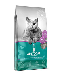 ARISTOCAT Optimum Lawendowy 25 l bentonitová podstielka pre mačky s vôňou levandule