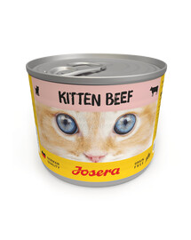 JOSERA Kitten hovädzie krmivo pre mačiatka, konzerva, 6 x 200 g