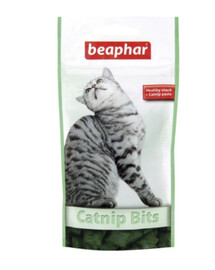 BEAPHAR Catnip Bits Prírodné maškrty s kocúrnikom 35 g