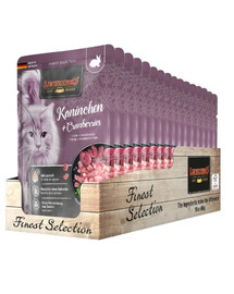 LEONARDO Finest Selection 16x85g Králik s brusnicami