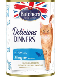 BUTCHER'S  Delicious Dinners so pstruhom 400g