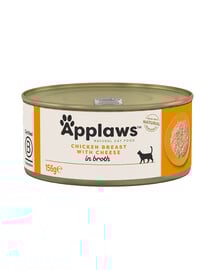APPLAWS Kura a syr I Konzerva pre mačky 156 g