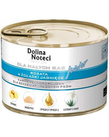 DOLINA NOTECI Premium Junior malé rasy jahňacie žalúdky 185g