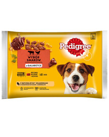 PEDIGREE hovädzie a hydina 4 x 0.1 kg