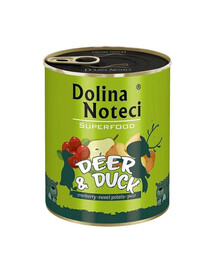 DOLINA NOTECI Premium SuperFood jeleň a kačica 800 g