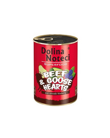 DOLINA NOTECI Premium SuperFood hovädzie mäso a husacie srdcia 400 g